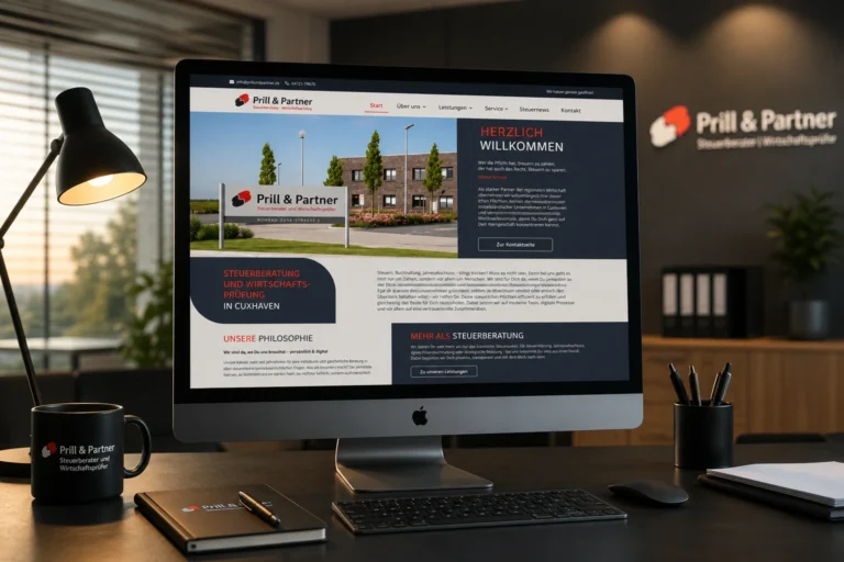 Responsive Webseiten Mockup